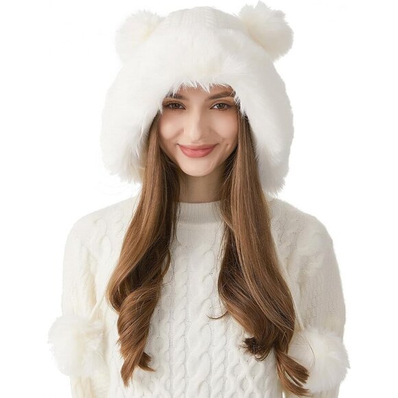 Women Naibai 2Winter Sherpa Beanie Hats Knit Ear Flaps Peruvian Cover Ears main image 5